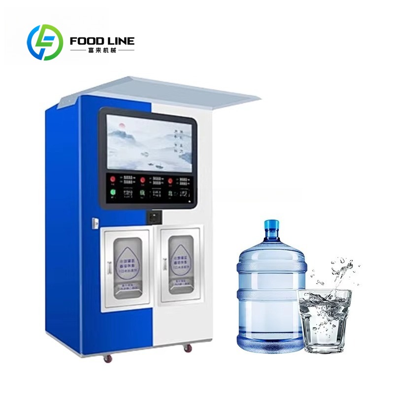 Vending Machine Qr Code - Waterzuiveringsautomaat met QR-code, contante betaling