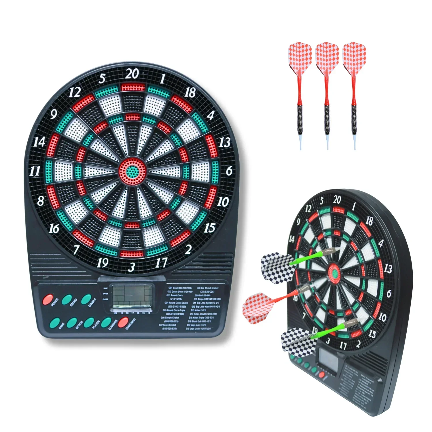 Electronic Dartboard Cabinet - Draagbare elektronische dartbord - Wandmontage &