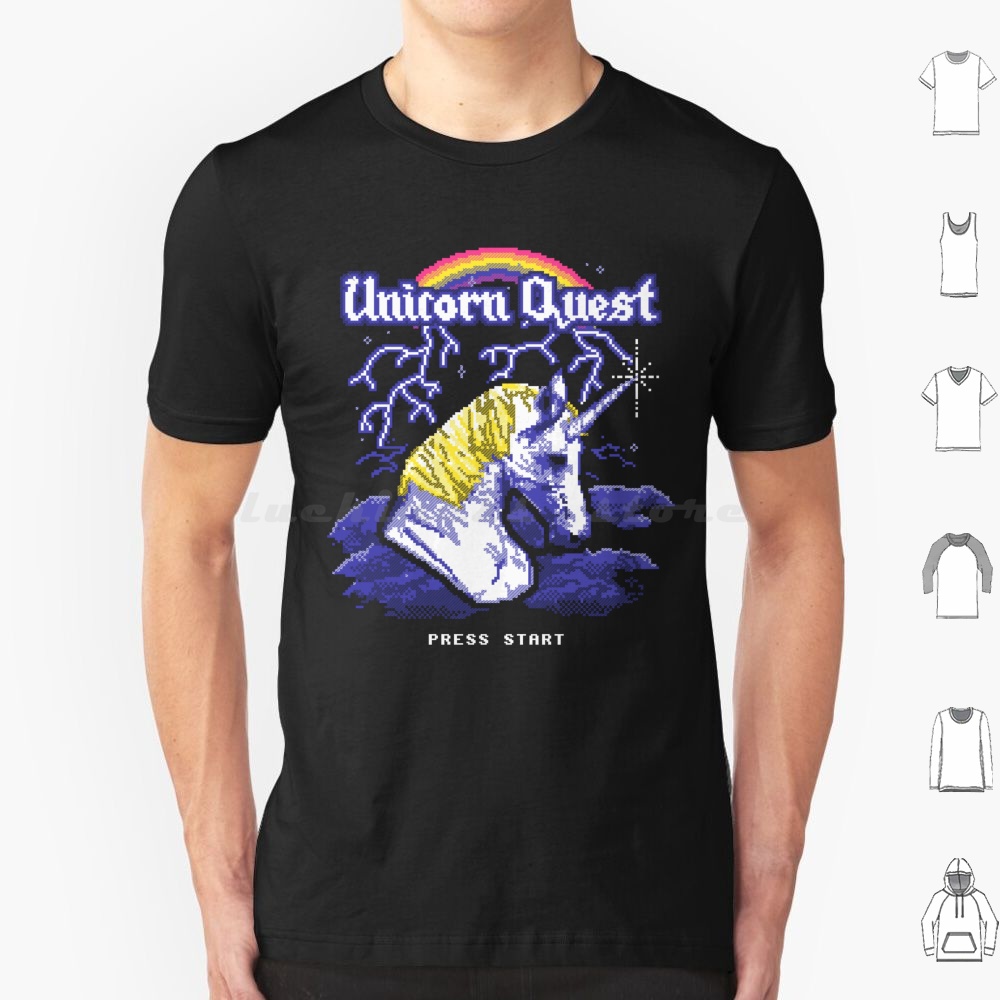 Arcade Quest - Unicorn Quest T-shirt groot formaat 100%