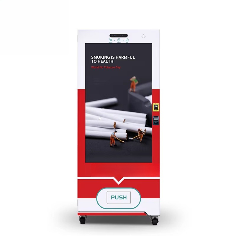 Vending Machine Qr Code - Aanpasbare buitenautomaten met touchscreen voor sigaretten,