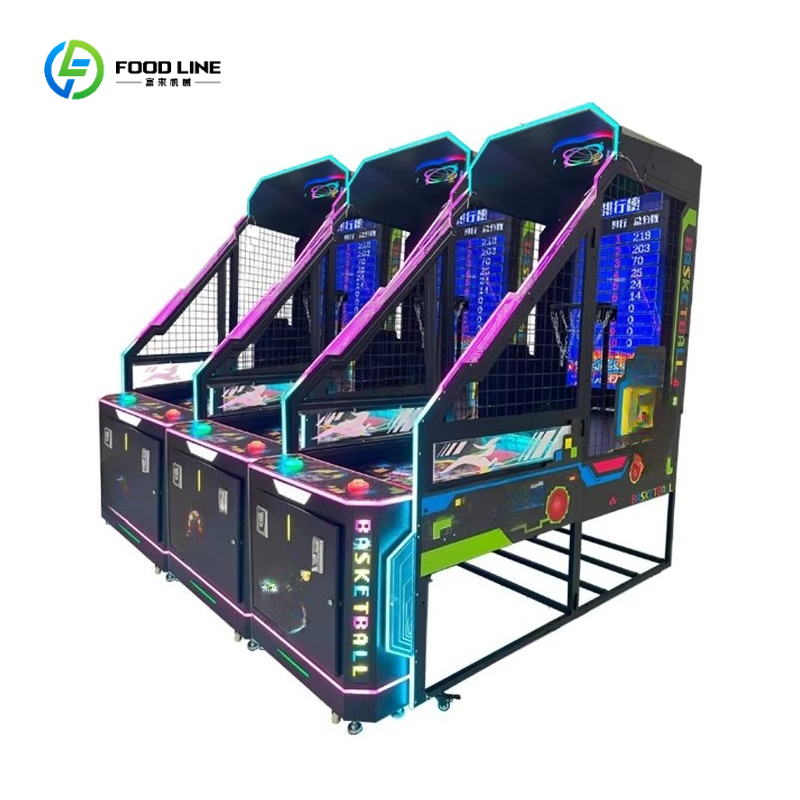 Lcd Screen Arcade - Commerciële muntbediende basketbalgameautomaat - LCD-scherm arcade