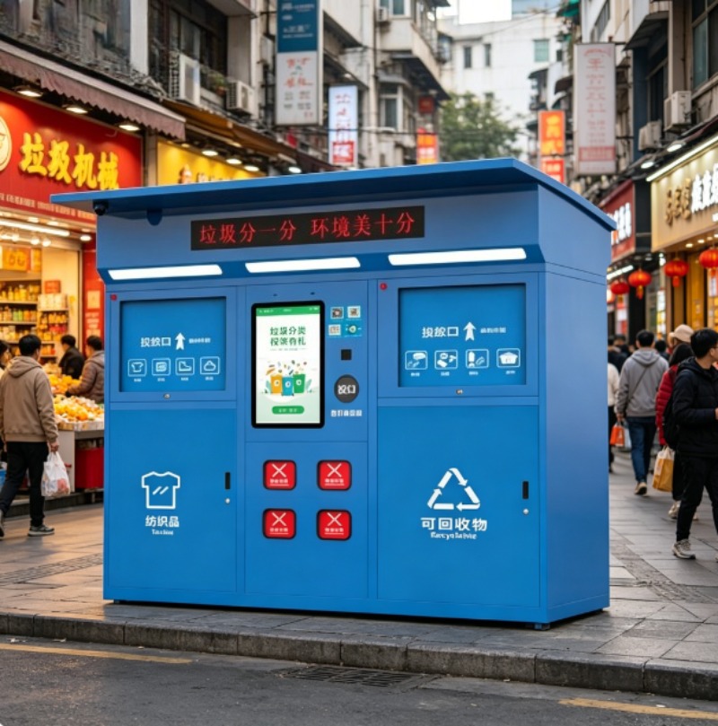 Retourneerbare afvalautomaat m - Vending Machine Qr Code recensie en prijs