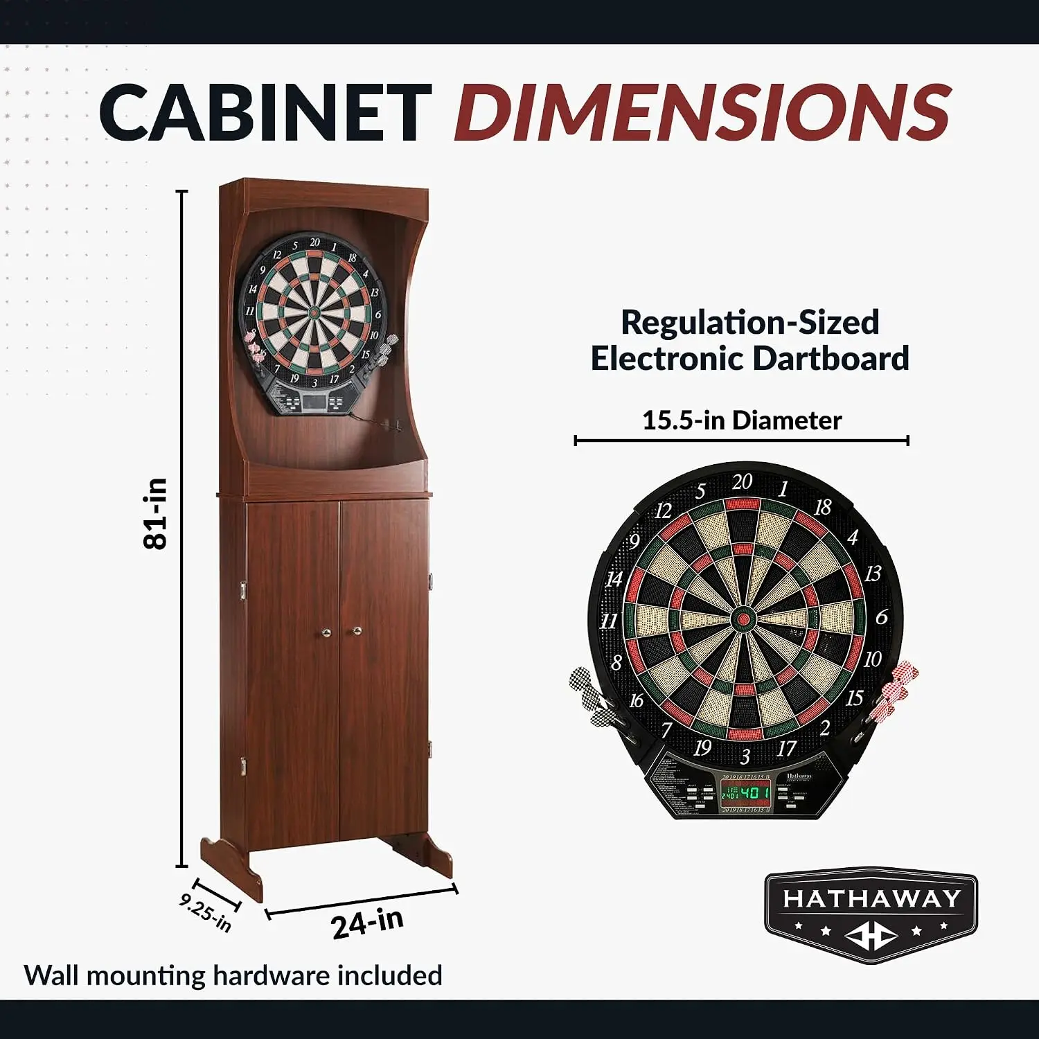 Outlaw Elektronische Dartbordk - Electronic Dartboard Cabinet recensie en prijs