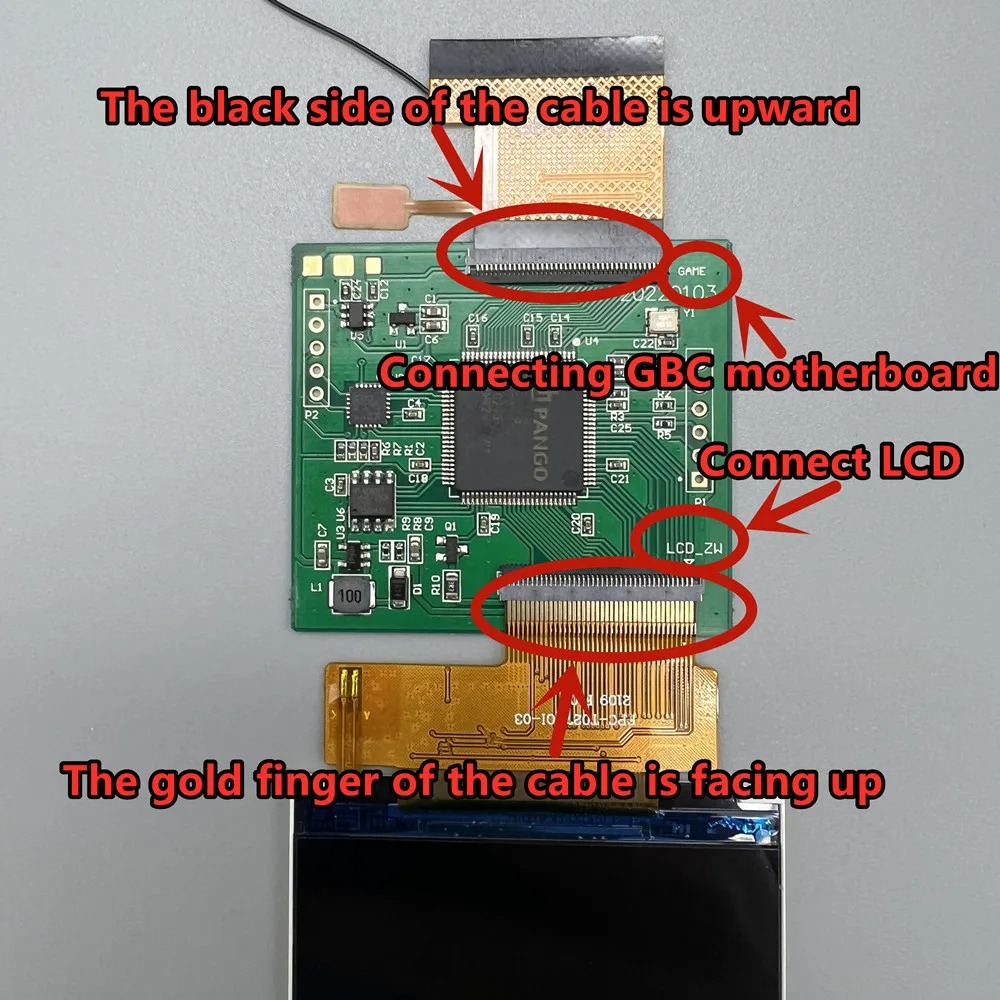 Originele maat, nieuw 2.45 GBC - Lcd Screen Arcade recensie en prijs