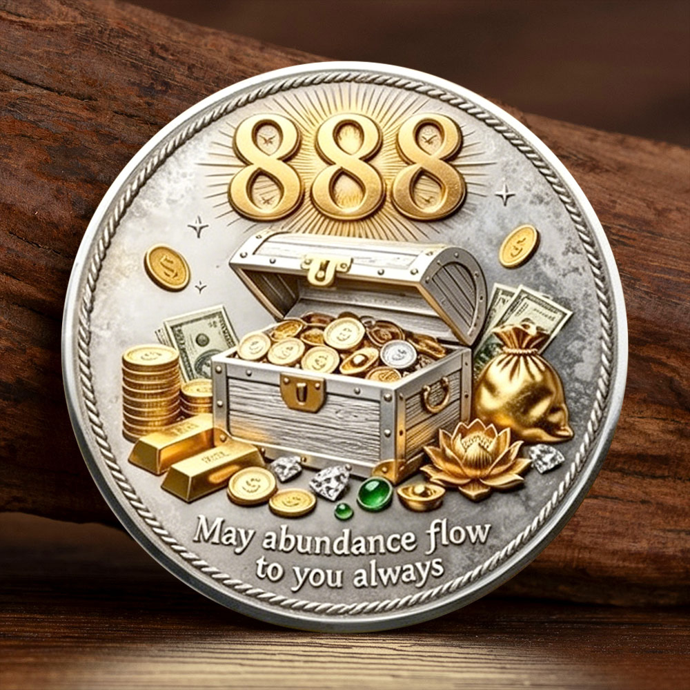 2D Goud Verzilverd 888 Engelnu - Token Coin Mechanism recensie en prijs