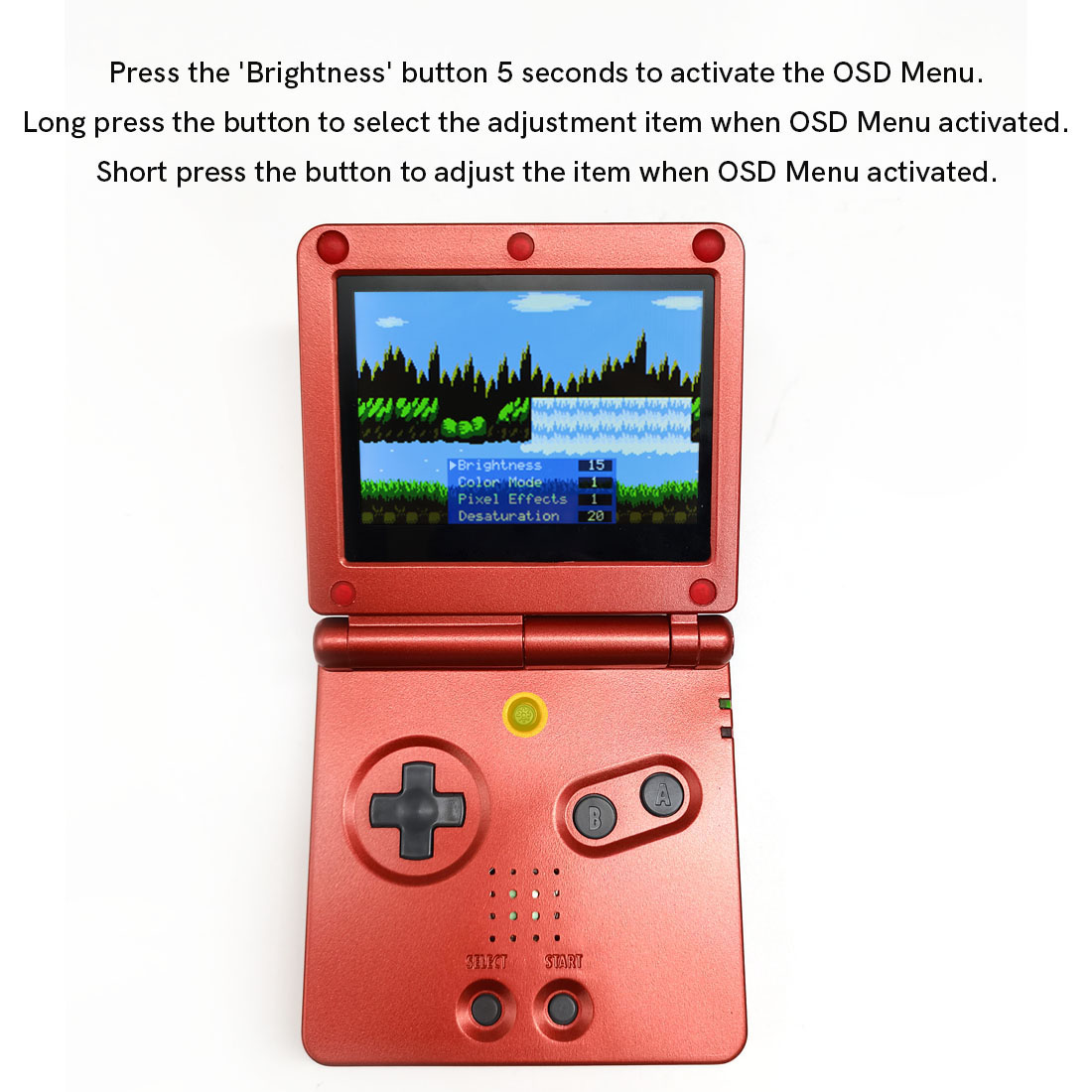 GBA SP V5 720x480 Retro pixel  - Lcd Screen Arcade recensie en prijs