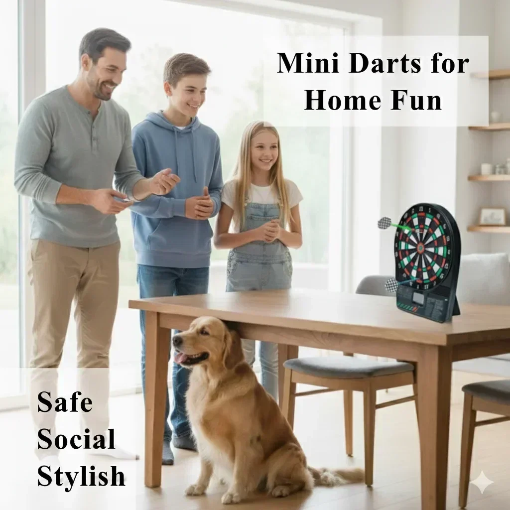 Draagbare elektronische dartbo - Electronic Dartboard Cabinet recensie en prijs