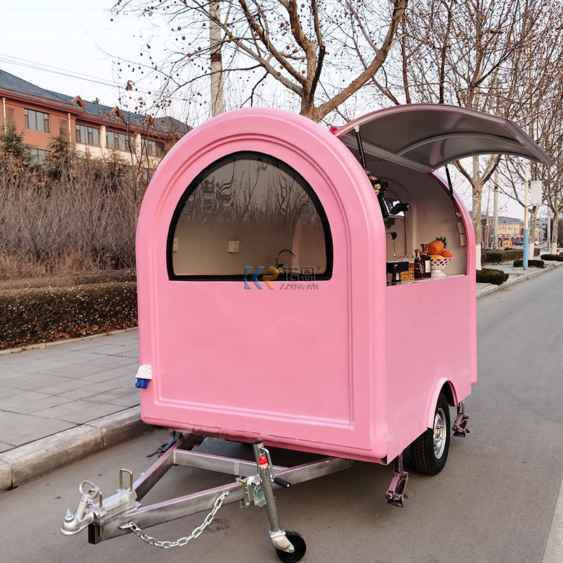 Outdoor mobiele hotdog fastfoo - Hot Dog Vending Cart recensie en prijs